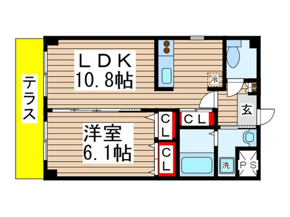 プランドールの物件間取画像